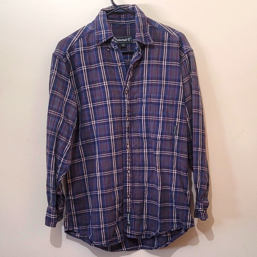 Timberland Long Sleeve Plaid Shirt